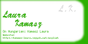 laura kamasz business card